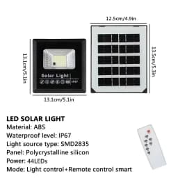 2026 Solar Flood Lights 50-500W LED Solar Powered Spotlight Outdoor Waterproof Reflector Solar with Remote Control HOT SELLING