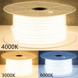 AC220V COB LED Strip 288LEDs/M RA90 3000K 4000K 6000K IP65 Waterproof with EU Plug for Outdoor Garden Bedroom Kitchen Decor Lamp