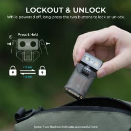 Wurkkos HD04 EDC Robot Flashlight 750LM 180° Rotating Head With Magnetic Tail RGB Portable Pocket Flashlight Type-C Rechargeable
