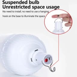 Outdoor USB Rechargeable LED Portable Lantern Night Lights Lamp Bulbs High Brightness Emergency Light Hook Up Camping Fishing