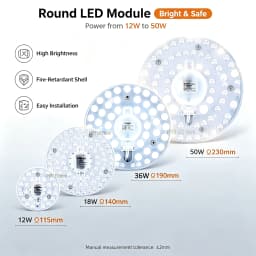 LED Ring PANEL Circle Light 50W 36W 24W 18W 12W SMD LED Round Ceiling Board Circular Lamp Board AC 220V 230V 240V LED Light