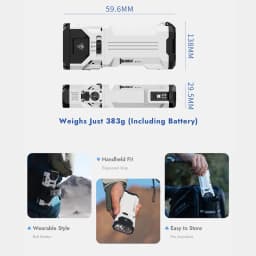 WUBEN X1 Pro Rechargeable EDC Flashlight 12300Lumens Protable Ultra-Bright Waterproof Powerful X1Pro Torch 9600mAh Power Bank