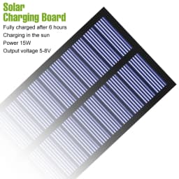 15W LED Solar Lamp Outdoor IP65 Waterproof Garden Hiking Fishing Camping Portable Bulbs Emergency Lights With Hook Solar Panel
