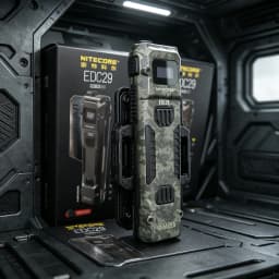 NITECORE EDC29 Ultra Slim EDC Flashlight UHi20 6500LMS Wear Resistant Anti Rechargeable Tactical Torch For Camping Emergency