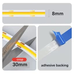 PIR Induction Dimmable 5V USB Adjustable COB Light Strip Motion Sensor Night Light Bathroom, Bedroom, Bed TV Lighting Decoration