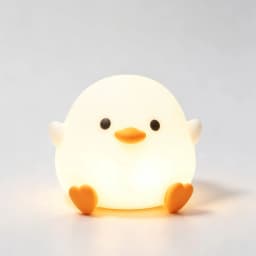 Cute DoDo Duck LED Night Light Touch-Sensitive  Rechargeable Silicone Lamp for Nursery Bedroom Bedside