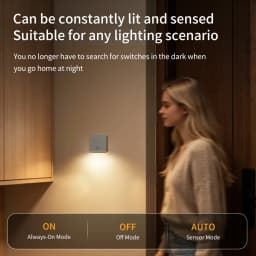 Rechargeable LED Night Light Motion Sensor Bedroom Lamps Nightlight Hallway Stairs Corridor Garage Basement Closet Kitchen Light