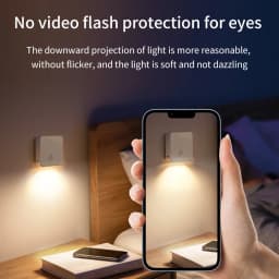 Rechargeable LED Night Light Motion Sensor Bedroom Lamps Nightlight Hallway Stairs Corridor Garage Basement Closet Kitchen Light