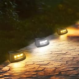 NEW 1/4/8Pack Solar Deck Lights Outdoor Waterproof LED Fence Light Decoration Lamps for Home Garden Patio Stairs Step