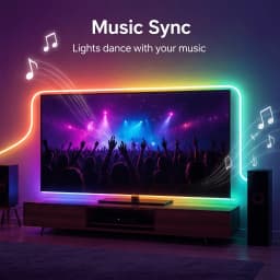 RGBIC USB Neon LED Tape Waterproof Flexible Strip Light Bluetooth Remote Music Sync Multi-Color Lamp For Holiday DIY Wall Decor