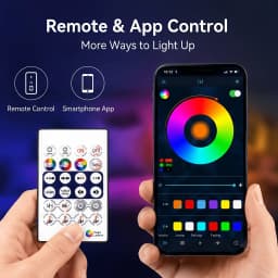 RGBIC USB Neon LED Tape Waterproof Flexible Strip Light Bluetooth Remote Music Sync Multi-Color Lamp For Holiday DIY Wall Decor