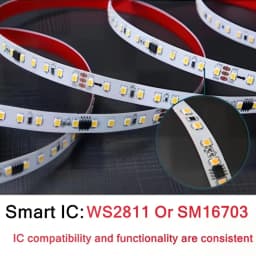 10-40M 12 Keys RF Remote Control WS2811 2835SMD DC24V Running Water Flowing LED Ribbon 126Leds/M Flexible Strip Lamp Kit