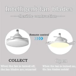 Silent Ceiling Fan Light E27 E14 B22 GU10 Base Remote Controlled Dimmable 3 Color LED Ceiling Fanlight for Living Room Bedroom