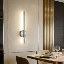 Rechargeable LED Wall Sconce Dimmable Silver For Living Room Bedroom Hallway Study Stairwell Interior Decorative Lighting