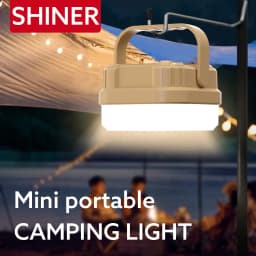 Super Bright LED Camping Lantern Type-C Fast Charge Long Battery Life 8-180H Portable Outdoor Light with Hook