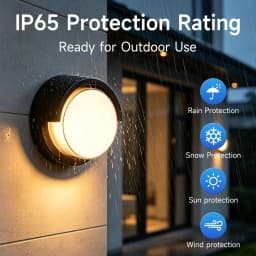 LED Wall Light IP65 Waterproof 12W Wall Lamp Decorative Light For Garden Gate Living Room Bedroom