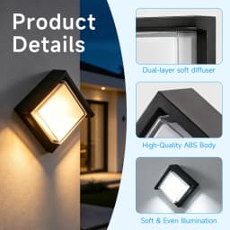LED Wall Light IP65 Waterproof 12W Wall Lamp Decorative Light For Garden Gate Living Room Bedroom