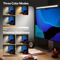 5V USB LED Monitor Light Bar With RGB Backlight Dimmable Computer Screen Light Desk Lamp For Study Reading Gaming Office