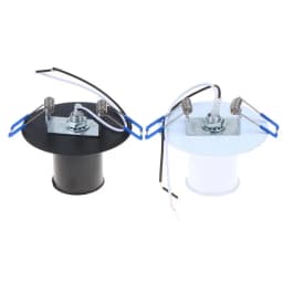 E27 Socket Ceramic Lamp Holder With Metal Cap Spring Bracket E27 Cassette Lamp Base Surface Mounted Embedded Spring Lamp Holder