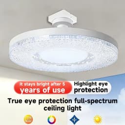 New【1Pcs Energy-Saving Bulb Ultra-Bright Ceiling Light Universal E27 LED Crystal UFO Light Bulb For Home Living Room Bedroom】