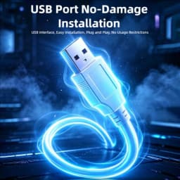 USB starry sky projector, automotive ambient lighting sensor light wireless rechargeable, dual-mode bedroom ambient galaxy light