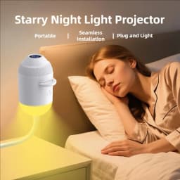 USB starry sky projector, automotive ambient lighting sensor light wireless rechargeable, dual-mode bedroom ambient galaxy light