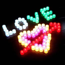 Battery Powered Flameless LED Tea Candles Fake Candle Lamp for Wedding Birthday Party Home Decoration, Candlestick Compatible