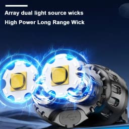 Induction Headlamps Mini LED Charging Headlight Camping Flashlight Led Head-Mounted Strong Light Fishing Portable Torch Lamp