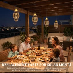 2/4Pcs 600Mah Solar Panel Replacement Tops Waterproof Outdoor Lighting DIY for Garden Yard Patio Decoration Lanterns Lights