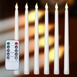3/6Pcs LED Flameless Electronic Candles Battery Powered Taper Long Candle Light for Party Wedding Home Decoration Flashing Lamp