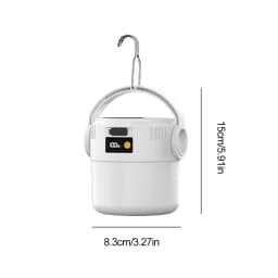 Solar Camping Light USB Rechargeable Outdoor Portable Waterproof Emergency Lantern For Hiking Backpacking Tent Activities