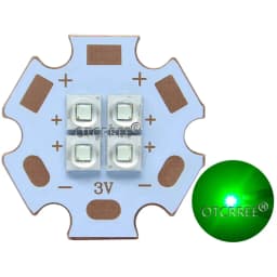 XPE2 XP-E2 4Chips 4LED 3V6V12V 10W12W Cool Neutral Warm White Red Blue Green HighPower LED Emitter Diode on 20mm Copper PCB