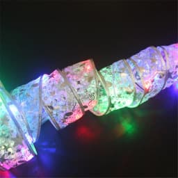 2/5/10M New Year 2027 Christmas Ribbon Fairy Light String Garland Lights Christmas Tree Ornament Ribbon Light Home