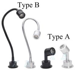 Dimmable 1W 3W LED Spotlights Mini LED Ceiling Down Lights Surface Mounted Light Bulbs for Cabinet Counter Showcase AC110V 220V