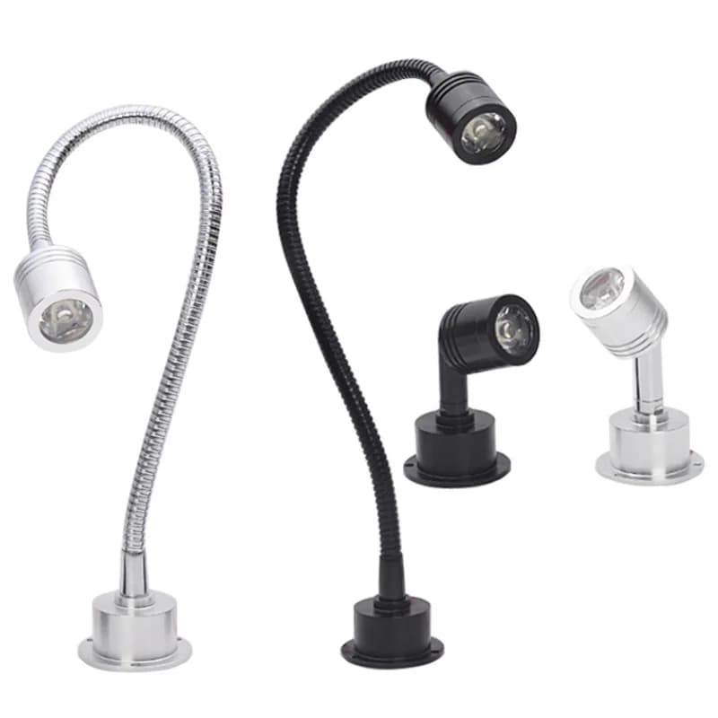 Dimmable 1W 3W LED Spotlights Mini LED Ceiling Down Lights Surface Mounted Light Bulbs for Cabinet Counter Showcase AC110V 220V
