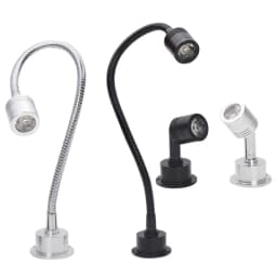 Dimmable 1W 3W LED Spotlights Mini LED Ceiling Down Lights Surface Mounted Light Bulbs for Cabinet Counter Showcase AC110V 220V
