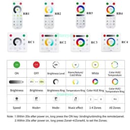 SPI Pixels LED Strip Bluetooth Music Controller SP636E SP637E SP638E SP639E SP63AE RB1 RB3 RC3 WS2811 WS2812B WS2815 IC Control