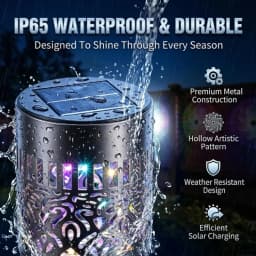 1/2PCS Solar Mandala Wall Lamp Outdoor LED Waterproof Light for Garden Lawn Porch Courtyard Decoration Wall Lamp Night Light