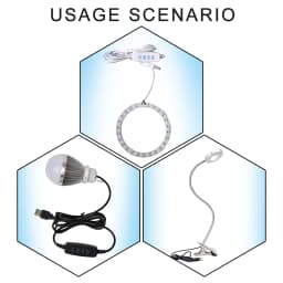 DC 5V LED Dimmer USB Port Power Supply Line Dimming Color-matching Extension Cable With ON OFF Switch Adapter For LED Light Bulb
