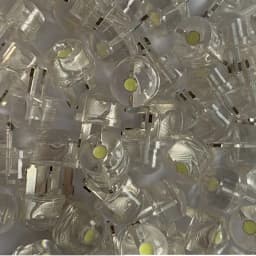 20PCS 100PCS LED 8mm Straw Hat Lamp Bead Are White Cold Light 0.5W 0.75W Big Chips F8MM High Power Hat Light-emitting Diode