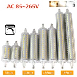 R7S J78 J118 J135 J189 Led Bulb Dimmable Corn Lamp 78mm 118mm 135mm 189mm Replace Halogen 40W 50W Spot Light AC 110V 220V