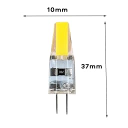 10PCS NEW Dimmable Mini G4 LED COB Lamp 6W Bulb AC DC 12V 220V Candle Lights Replace 30W 40W Halogen for Chandelier Spotlight