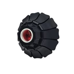1/2pcs E/26E27 Petal-Shaped Pendant Lamp Holders - Minimalist Black/White Fixed Base Socket
