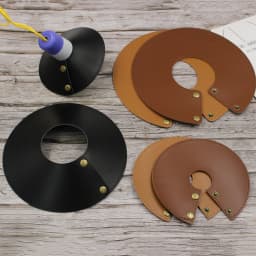 Lampshade Leather Decorative Hanging Lamp Lampshade for Home Bar Pub
