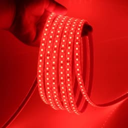 24V IP68 Waterproof LED Strip 120Leds White/Pink/Yellow/Red/Ice Blue/Green Swimming Pool Home Decor Flexible Ribbon Rope Light