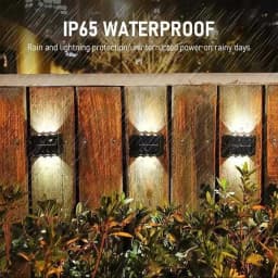 Solar LED Light Outdoor Solar Lighting Lamp Streetlights Exterior Decoration Garland Waterproof Solar Garden Light Wall Light