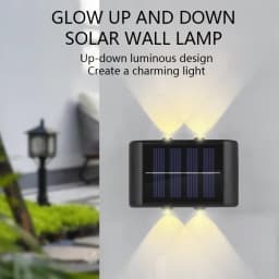 Solar LED Light Outdoor Solar Lighting Lamp Streetlights Exterior Decoration Garland Waterproof Solar Garden Light Wall Light