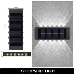 Solar LED Light Outdoor Solar Lighting Lamp Streetlights Exterior Decoration Garland Waterproof Solar Garden Light Wall Light