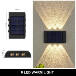 Solar LED Light Outdoor Solar Lighting Lamp Streetlights Exterior Decoration Garland Waterproof Solar Garden Light Wall Light