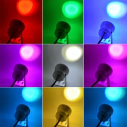 Underwater RGB LED Spotlight Bulb DC12V 10W Landscape Lamp Flood Light Outdoor Garden Fountain Pool Decoration